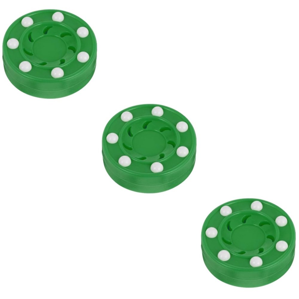 Yardwe 3pcs Indoor Hockey Pucks Roller Hockey Game Puck for Men Women International Standard Material