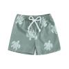 Toddler Baby Boy Girl Swimsuit Infant Swim Trunks Beachwear Kids Bathing Suit Elastic Waist Swimming Shorts Swimwear (Green Sea Turtle, 18-24 Months) view 1