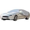 WOLWES Car Cover are Suitable for Aston Martin DB7/DB9 All-Weather Windproof, Snowproof, Rainproof, UV-Protected and Breathable All-Season Universal with Side Door Zip Oxford Cloth Car Cover (Color : view 1