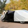 WOLWES Car Cover are Suitable for Aston Martin DB7/DB9 All-Weather Windproof, Snowproof, Rainproof, UV-Protected and Breathable All-Season Universal with Side Door Zip Oxford Cloth Car Cover (Color : view 3