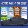 WOLWES Car Cover are Suitable for Aston Martin DB7/DB9 All-Weather Windproof, Snowproof, Rainproof, UV-Protected and Breathable All-Season Universal with Side Door Zip Oxford Cloth Car Cover (Color : view 4
