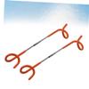HANABASS Camping Tent Light Hook Set 2pcs Hooks Metal Lantern Hangers Easy to Install Outdoor Tools view 4