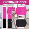 Shappy 2 Pairs Gymnastics Sticky Toes, Ankle Straps Kit  Tumbling Equipment, Cheer Coach Essentials, Back Handspring Helper for Stunt Coach, Help Training Back Flip Tuck(Pink) view 4