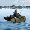 Modern 136 * 105cm Fishing Boat Outdoor Fishing Boat Inflatable Fishing Boat for Fishing, Rafting, Exploring. (Green) view 3
