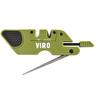 VIRO 6-in-1 Pocket Knife Sharpener& Survival Tool Outdoor Hunting Knife & Hook Sharpener, Handheld, Compact, Lightweight, Multi Use(Green) view 1