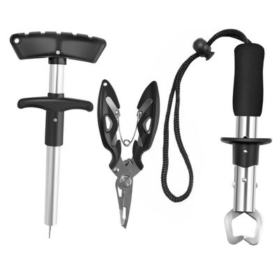 Sosoport Ergonomic Fishing Tools of Fishhook Remover Pliers for Sea Freshwater Stainless Steel