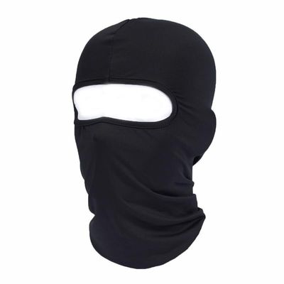 New Face Mask UV Protection Motorcycle Ski Running Sun Hood for Men Women Black