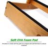 Floor Standing Guitar Storage Rack with Foam Protection Pad, Detachable Badminton Tennis Racquet Organizer Holder for Gymnasium/School/Clubs, Solid Wood Frame (Size : 50x43.5x64cm) view 4