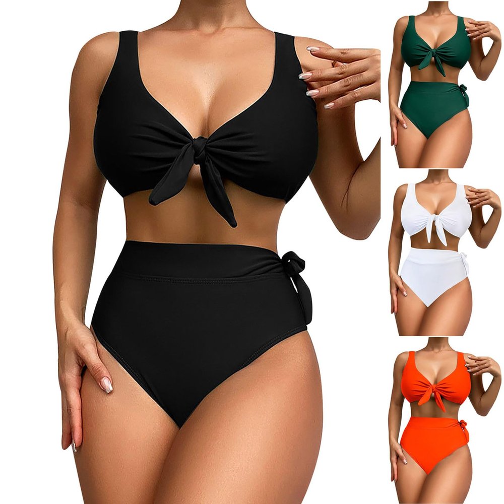asntrgd Swim Suits for Women 2024 Tie Front One Piece Lap Bathing Suit Lace Up Swimwear Sport High Cut Swimming Swimsuits