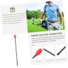 Yardwe 2pcs Swing Training Aid Portable Golf Alignment Stick for Strength and Rhythm for Beginners and Enthusiasts Compact and Practical Design for Easy Use view 3