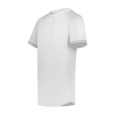 Augusta Sportswear Boy's Cutter+ Henley Jersey White/Silver S