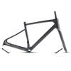HIMALO Gravel Road Bike Frameset Carbon 700C 45/48/51/54CM Disc Brake Frame Front 12x100mm Rear 12x142mm Thru Axle Frame Internal Routing Lightweight (Color : Dark Gray, Size : 54CM) view 1