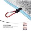 Yardwe 10pcs Windproof Tent Clamps Plastic Clips Carabiner for Outdoor Camping Tarp and Canopy Fixing Lightweight Easy to Install for BBQ and Tent Accessories view 3