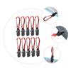 Yardwe 10pcs Windproof Tent Clamps Plastic Clips Carabiner for Outdoor Camping Tarp and Canopy Fixing Lightweight Easy to Install for BBQ and Tent Accessories view 4