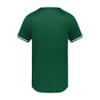 Augusta Sportswear Boy's Cutter+ Henley Jersey Dark Green/White XL view 3