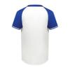 Augusta Sportswear Boy's Cutter+ Henley Jersey White/Royal S view 3