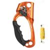Climbing Hand Ascender, CE Certified Hand Ascender, Outdoor Mountaineering Tree Arborist Climbing Rappelling Equip, for 8~13MM Rope(Yellow,Left) view 1