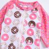 MERSARIPHY Toddler Baby Girl One-Piece Swimsuit Long Sleeve Swimsuit Girls Bathing Suit Rash Guard (5-6T,Red-d) view 3