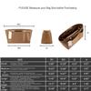 ZTUJO Purse Organizer Insert For Handbags, Silky Bag Organizer With 2 Zippers For Speedy Neverful Tote and More (Brown, X-Small) view 4