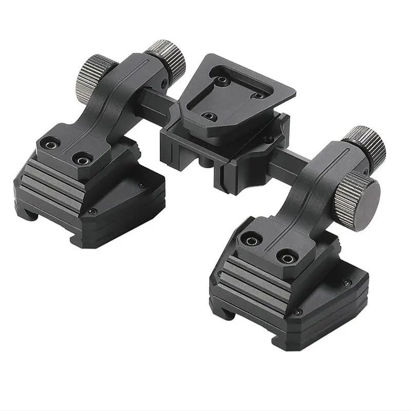 Dual Tube Night Vision Goggle/Binocular Night Vision Goggles for Adults, NVG10++ Helmet Night Vision Binocular with 4 Color and 4X Magnification, 40 View, Detection Range 0.6-980 Ft (NVG Mount)