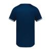 Augusta Sportswear Boy's Cutter+ Henley Jersey Navy/White S view 3