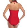 Swimsuit for Women Tummy Contr01 Halter One Piece Lap Bathing Suit 2024 Push Up Swim Suit Training Athletic Swimwear view 3