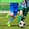 Jecery 10 Pcs Soccer Cleat Lace Bands Shoe Covers, Kid Size, Green view 4