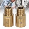 MUNEFE 1 Pair Bike Pedal Extender, Steel 20mm ld Extended Pedal Spacer, Extended Pedal Spacer for 9/16 in Threaded Pedals Bike view 2