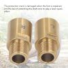 MUNEFE 1 Pair Bike Pedal Extender, Steel 20mm ld Extended Pedal Spacer, Extended Pedal Spacer for 9/16 in Threaded Pedals Bike view 4