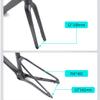 HIMALO Gravel Road Bike Frameset Carbon 700C 45/48/51/54CM Disc Brake Frame Front 12x100mm Rear 12x142mm Thru Axle Frame Internal Routing Lightweight (Color : Black, Size : 54CM) view 4