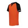 Augusta Sportswear Boy's Cutter+ Henley Jersey Orange/Black M