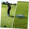 Yardwe 2pcs Golf Green Hole Cup Cover Practical Golf Training Tool Easy to Install Design for Use view 3