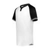 Augusta Sportswear Boy's Cutter+ Henley Jersey White/Black S view 1
