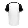 Augusta Sportswear Boy's Cutter+ Henley Jersey White/Black S view 2