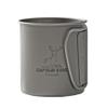 Captain Stag UH-4502 Outdoor Cup, Mug, Tumbler, Single Mug, 10.1 fl oz (300 ml), Folding Handle, Lightweight, Titanium, Made in Japan, Made in Japan view 2
