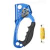 Climbing Hand Ascender, CE Certified Hand Ascender, Outdoor Mountaineering Tree Arborist Climbing Rappelling Equip, for 8~13MM Rope(Blue,Right) view 1