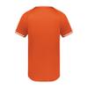 Augusta Sportswear Boy's Cutter+ Henley Jersey Orange/White L view 3