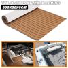UNKOMN Marine Hardware Self-Adhesive 3000x900x6mm EVA Foam Boat Flooring Faux Teak Decking Sheet Marine Boat Yacht RV Foam Teak Decking Floor Mat Pad (Color : Brown) view 3
