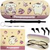 Cute Eyeglass Cases Hard Shell Storage Case Protective Box With Glasses Cloth Adjustable Glasses Strap Ear Grips Hook view 1