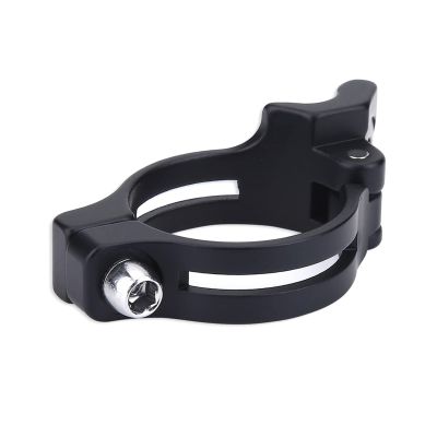 MUNEFE Steel Speed Chaner, Replacement Parts Front Derailleur Clamp, Adapter Clip Cyclin ARY for Road Cruisers(1.37inch)