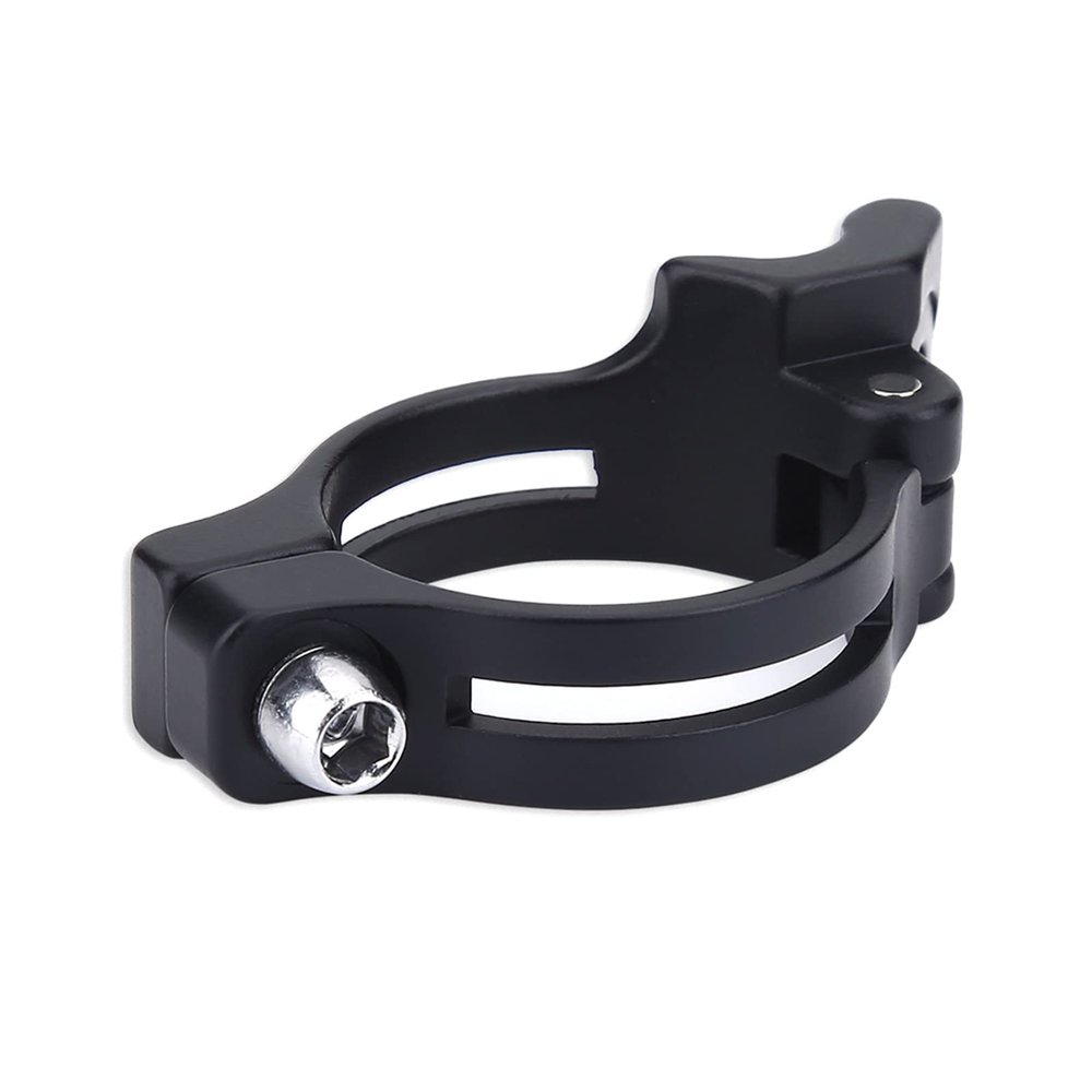 MUNEFE Steel Speed Chaner, Replacement Parts Front Derailleur Clamp, Adapter Clip Cyclin ARY for Road Cruisers(1.37inch)