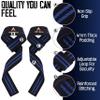 Alpha Sports Lifting Strap for Heavy weightlifting, Gym workout, Deadlifting and powerlifting strap with comfortable neoprene padding along with 23 inch cotton, durable deadlifting strap for men and view 2