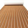 UNKOMN Marine Hardware 2400x900x6mm EVA Foam Faux Teak Boat Deck Mat Marine Flooring Self-Adhesive Marine Boat Decking Sheet Yacht Accessories view 4