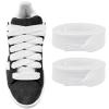 UamGlsob 5/8"(15mm) Wide Thick Shoe Laces for Sneakers, Fat Athletic Shoelaces Replacement Laces for Campus 00s Shoes (White, 54"/140cm) view 1
