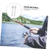 Yardwe 2pcs Stainless Steel Fishing Rod Holder Durable Ground Support for All Fishing Conditions Fits Various Terrain Easy to Use for Outdoor Enthusiasts view 2