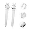 Yardwe 2pcs Stainless Steel Fishing Rod Holder Durable Ground Support for All Fishing Conditions Fits Various Terrain Easy to Use for Outdoor Enthusiasts view 3