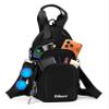 Dikuer Water Bottle Holder with Strap, 4 Big Pockets with Compartment, 24oz/32oz/40oz Crossbody Water Bottle Carrier Bag view 1