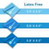 A AZURELIFE Resistance Bands,Professional Long Non-Latex Elastic Stretch Bands,Exercise Bands for Physical Therapy, Yoga, Pilates, Rehab, at-Home or The Gym Workouts, Strength Training view 3
