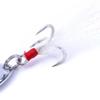Sosoport 3pcs Seuiqns Fishing Lure Hooks Metal Fishing Bait Hooks High-Gloss Plates for Freshwater Angling view 4