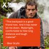Bear Grylls 45L Hiking Hydration Backpack, Day Pack With 2L Water Bladder, Lightweight and Perfect for Camping, Running, Cycling, Mountain Biking, Skiing, Snowboarding For Men and Women - Black view 4